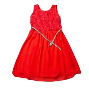 Urban kids neon orange Elegant Kids Dress